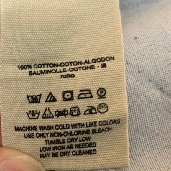 We The Free Hallie Distressed 100% Cotton Denim Mini Skirt Size 27 - Picture 13 of 13